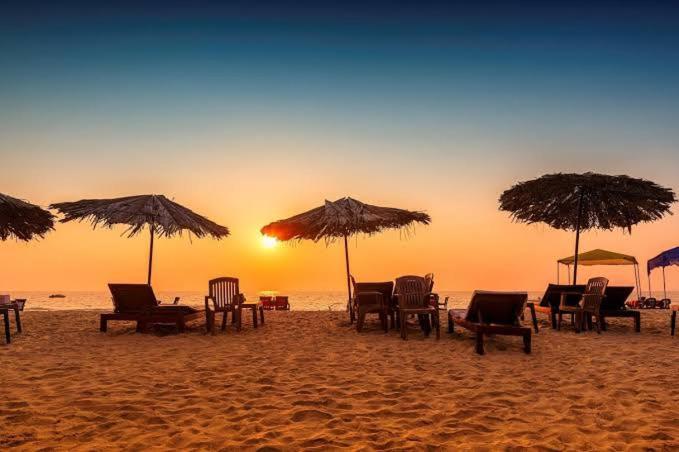 Ocean View Cottage Calangute Bagian luar foto