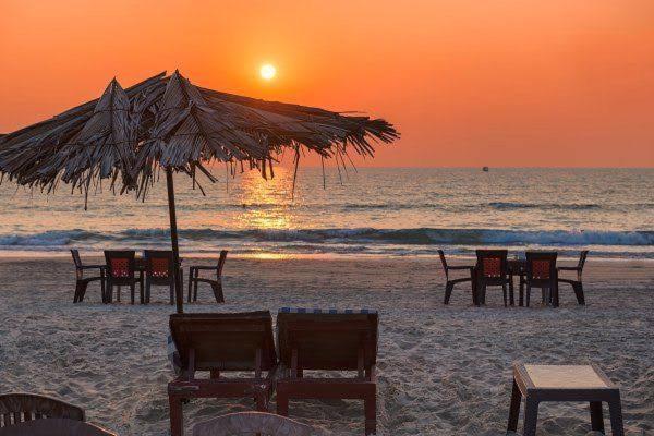 Ocean View Cottage Calangute Bagian luar foto